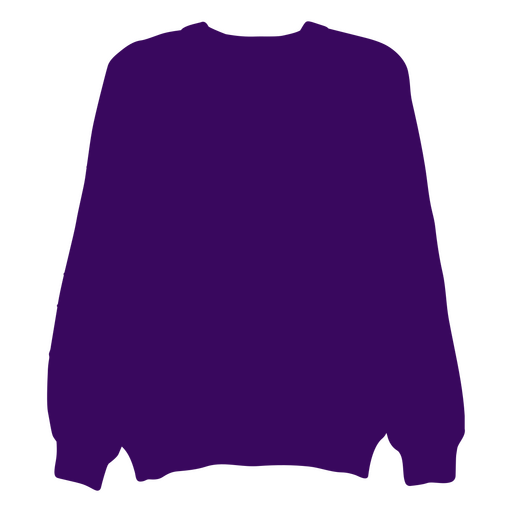 Sweater silhouette 80s PNG Design