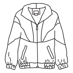 Jackenschlag 80er PNG-Design