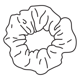 Scrunchie golpe anos 80 Desenho PNG