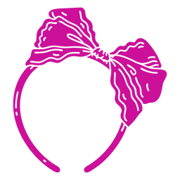 Stirnband ausgeschnitten 80er PNG-Design