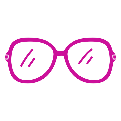 Óculos cortados anos 80 Desenho PNG