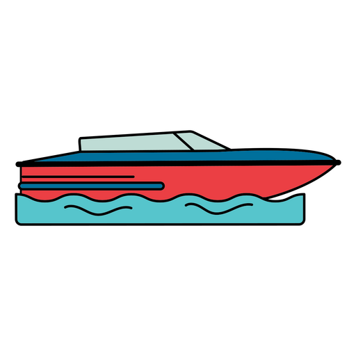Boat Ranger Wassertransport PNG-Design