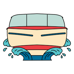 Transporte frontal de guarda-barco Desenho PNG