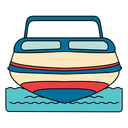 Transporte de agua en bote de guardabosques Diseño PNG Transparent PNG