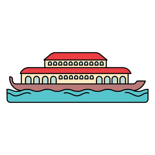 Transport von Wasserbooten auf der F?hrseite PNG-Design