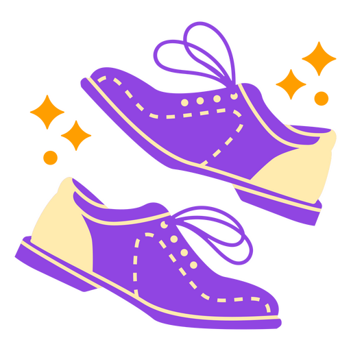 Sapatos de boliche lisos e coloridos Desenho PNG