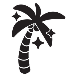 Palm cortar brilhos Desenho PNG