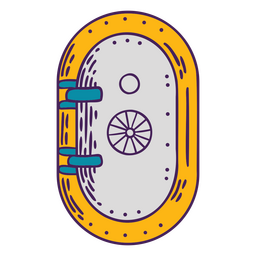 U-Boot-Türtransport PNG-Design