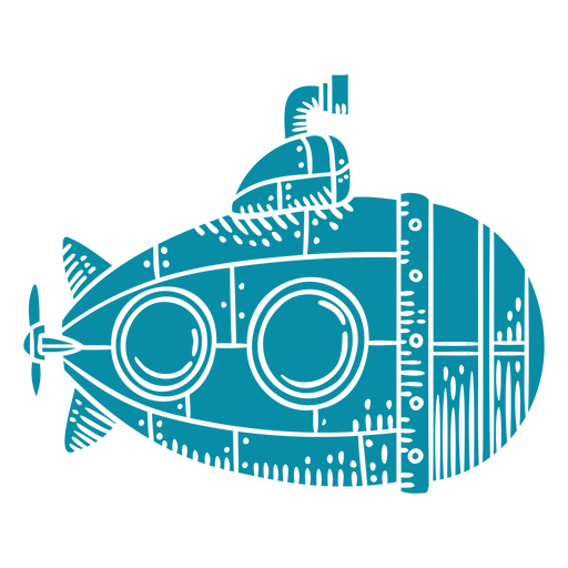 Submarine navy boat transport PNG Design