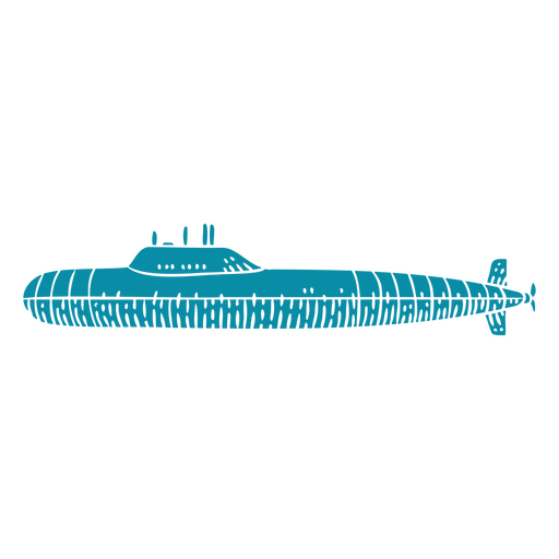 Submarine boat navy water transport PNG Design