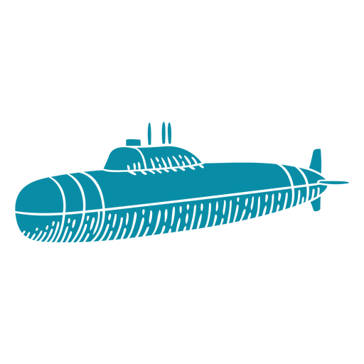 Submarine boat water transport PNG Design