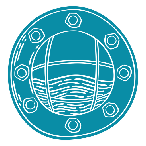 Transporte de ?gua de janela submarina Desenho PNG