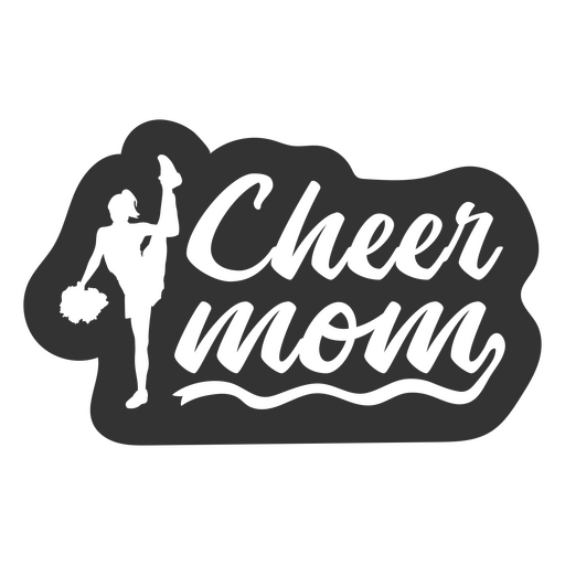 Cheer mom family quote PNG Design