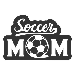 Soccer mom family quote PNG Design Transparent PNG