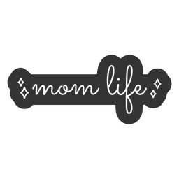 Mom life family quote PNG Design