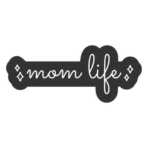 Mama Leben Familie Zitat PNG-Design