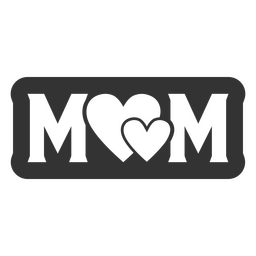 Mutter-Mutter-Familien-Zitat PNG-Design