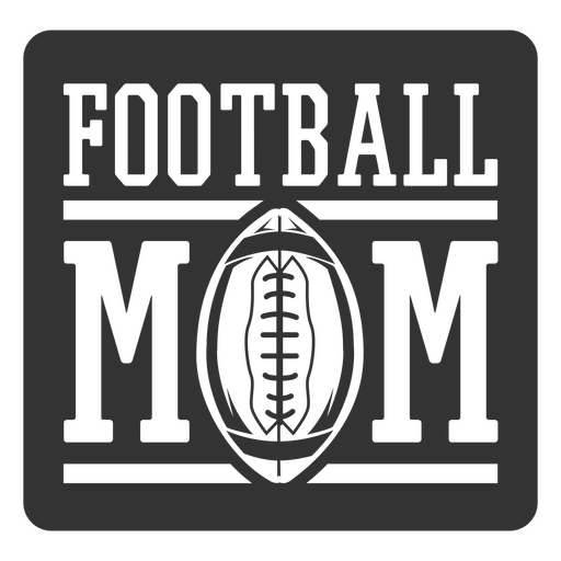 Football mom family quote PNG Design