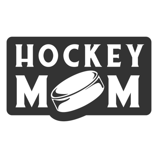 Cita familiar de mam? de hockey Diseño PNG