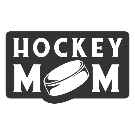 Hockey-Mama-Familien-Zitat PNG-Design