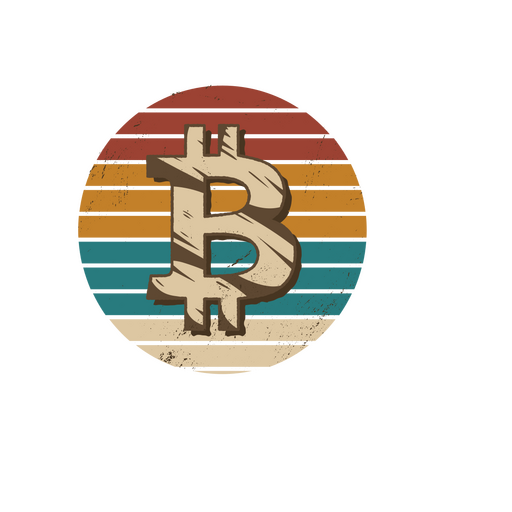 Bitcoin cryptocurrency icon  PNG Design