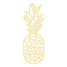 Comida de mandala de abacaxi Desenho PNG