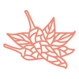 Guindilla poligonal Diseño PNG