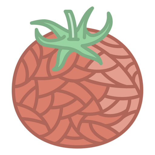 Tomate poligonal Diseño PNG