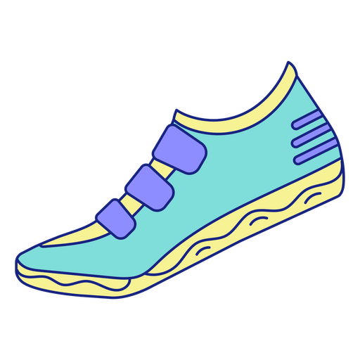 Zapato de ropa de marat?n Diseño PNG