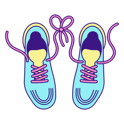 Marathon running love clothes shoes PNG Design
