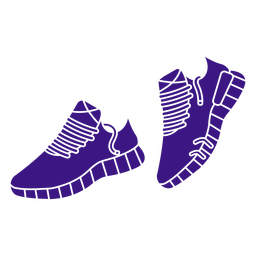 Kleidung für Marathon-Laufschuhe PNG-Design
