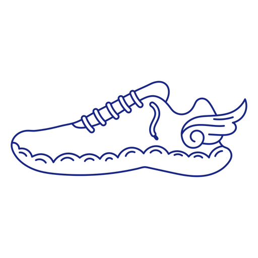 Running marathon wing clothes shoe PNG Design