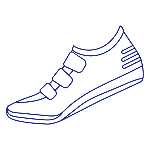 Running sport shoe marathon clothes PNG Design