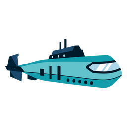 U-Boot-Meeresmarine-Seetransport PNG-Design