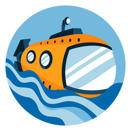 Submarine boat marine transport PNG Design Transparent PNG