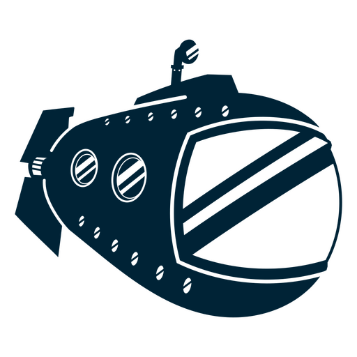 Submarine navy sea water boat  PNG Design