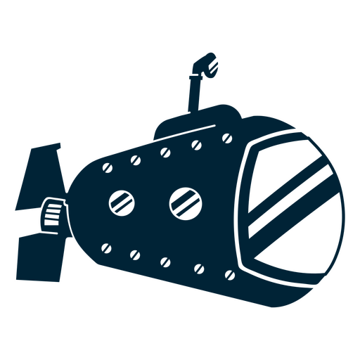 Barco submarino de agua marina Diseño PNG