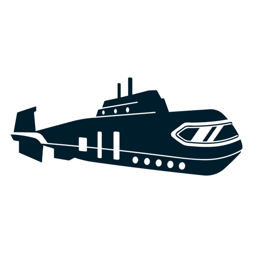 Transporte submarino en barco Diseño PNG