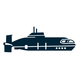 Barco submarino marina transporte Diseño PNG