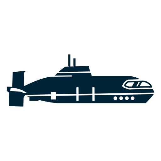 Barco submarino marina transporte Diseño PNG