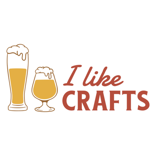 Funny drink beer quote badge PNG Design