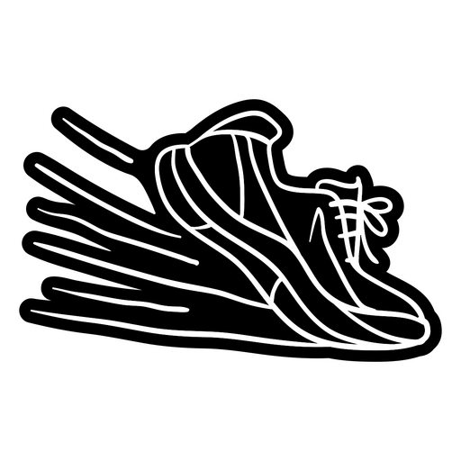 Marathon-Laufschuh PNG-Design