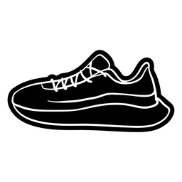 Zapato deportivo de maratón Diseño PNG