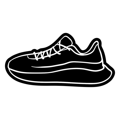 Marathon sport shoe PNG Design