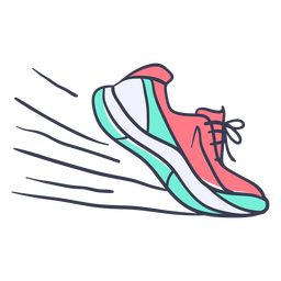 animated running shoes