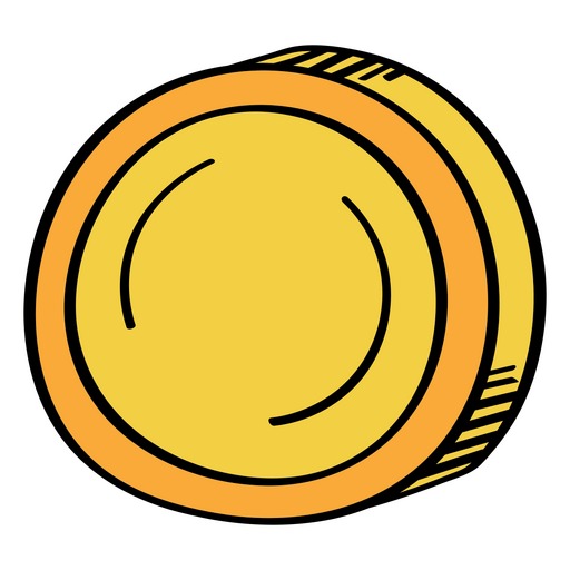 Ícone de moeda de finanças de dinheiro Desenho PNG