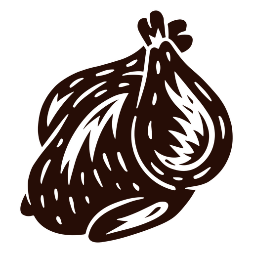 Comida cortada de frango Desenho PNG