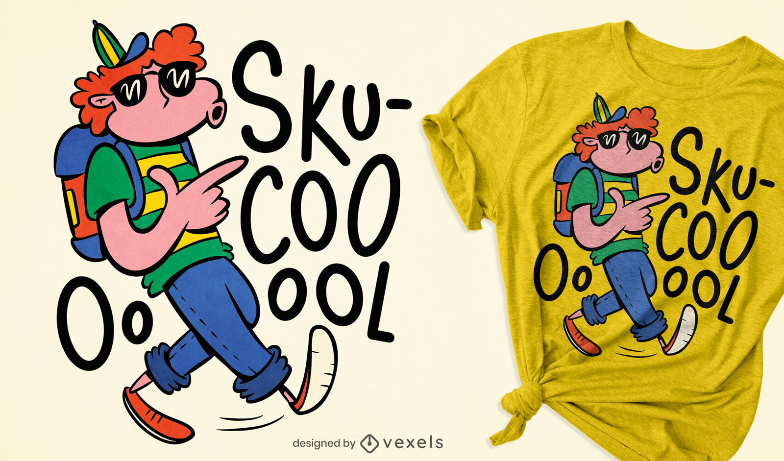 Diseño de camiseta sku cool boy