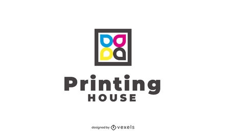 Printer inks stroke logo