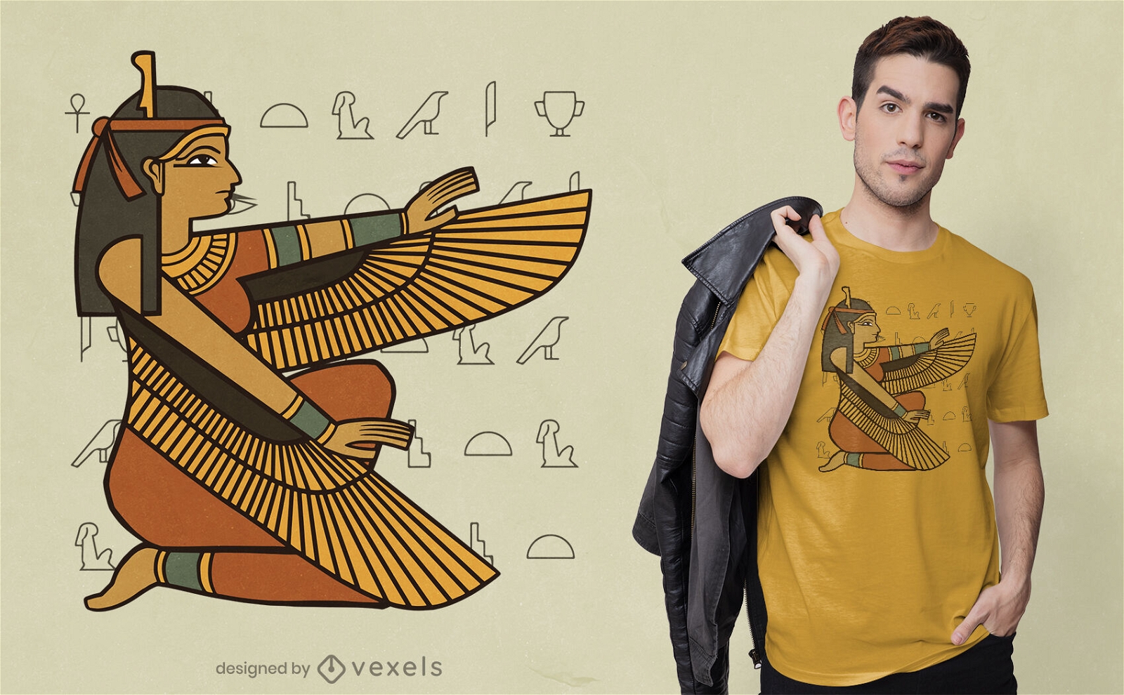 Isis G?ttin ?gypten T-Shirt Design